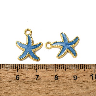 304 Stainless Steel Enamel Pendants STAS-L299-19G-05-1