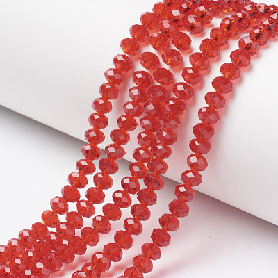 Glass Beads Strands EGLA-A034-T8mm-D01-1