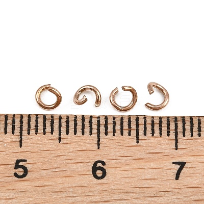 304 Stainless Steel Open Jump Rings STAS-M235-02B-RG-1