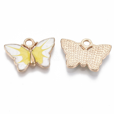 Alloy Enamel Pendants X-PALLOY-R119-04-1
