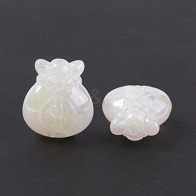 Opaque Acrylic Beads OACR-E004-07-1