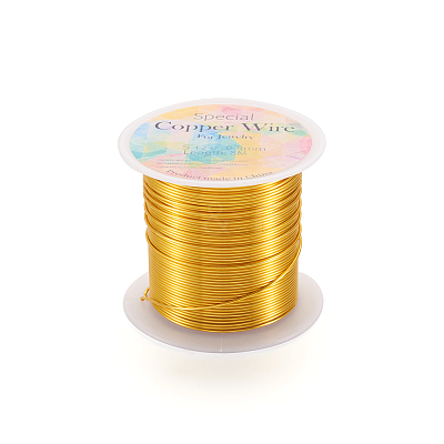 Round Copper Beading Wire for Jewelry Making YS-TAC0004-0.8mm-03-1