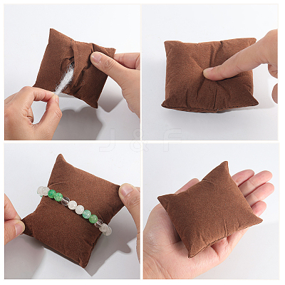 4Pcs Lint Cloth Bracelet and Watch Pillow Jewelry Displays FIND-BBC0004-32C-1
