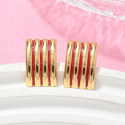 304 Stainless Steel Stud Earrings EJEW-A130-03B-G-1