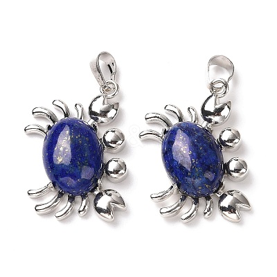 Natural Lapis Lazuli Pendants X-G-D469-01P-15-1