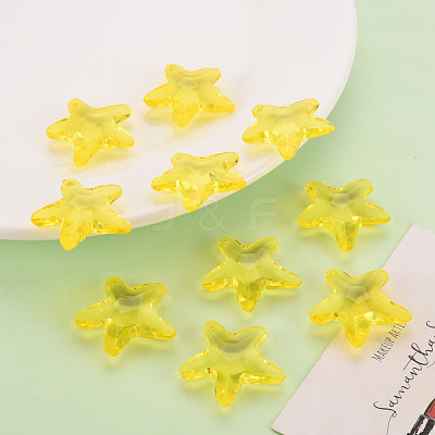Transparent Acrylic Beads TACR-S154-58B-916-1