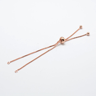 Rack Plating Brass Chain Bracelet Making KK-A142-018RG-1
