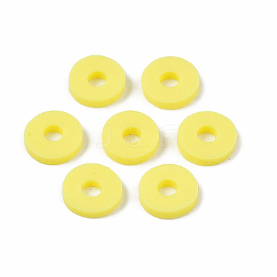 Handmade Polymer Clay Beads CLAY-R067-6.0mm-B22-1
