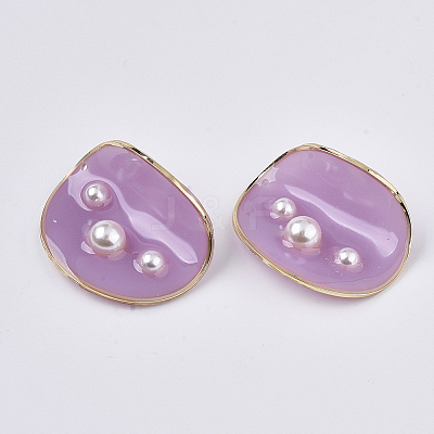 Epoxy Resin Pendants RESI-N019-06C-1