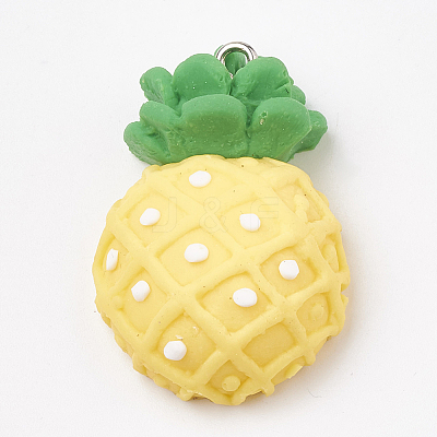 Handmade Polymer Clay Pendants X-CLAY-T012-06-1