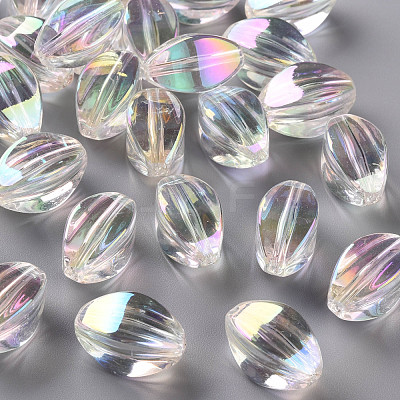 Transparent Acrylic Beads TACR-S156-002-1