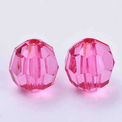 Transparent Acrylic Beads TACR-Q257-12mm-V08-1