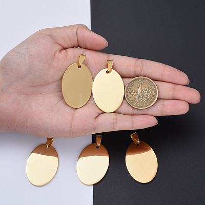 304 Stainless Steel Pendants STAS-I140-18G-1