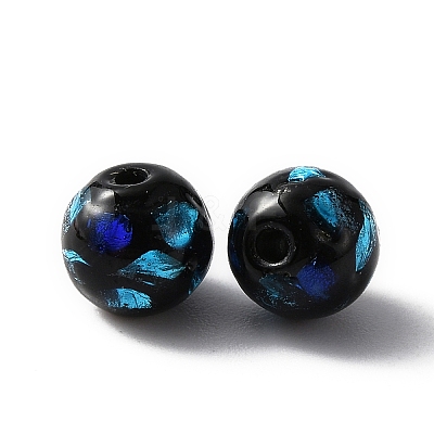 Handmade Lampwork Bead GLAA-WH0033-48B-1