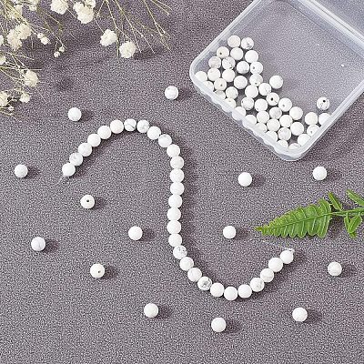 4 Strands Natural Howlite Beads Strands TURQ-OC0001-02B-1