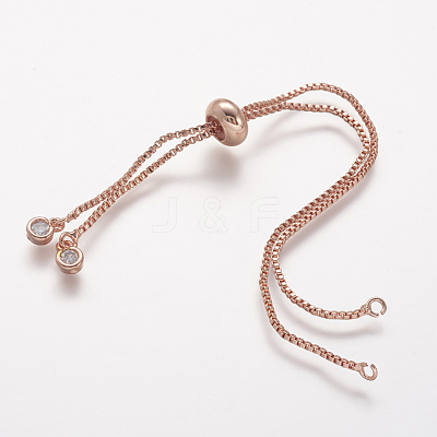 DanLingJewelry Rack Plating Eco-Friendly Brass Chain Bracelet Making KK-DL0001-03-RS-1