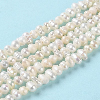 Natural Cultured Freshwater Pearl Beads Strands PEAR-E018-45-1