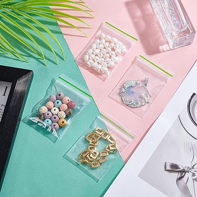 500PCS Plastic Resealable Packaging Bags OPP-OC0001-02-1