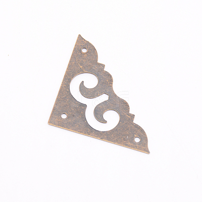 Zinc Alloy Box Corner Protectors FIND-WH0058-07-1