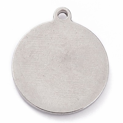 304 Stainless Steel Pendants X-STAS-O140-02P-A-1