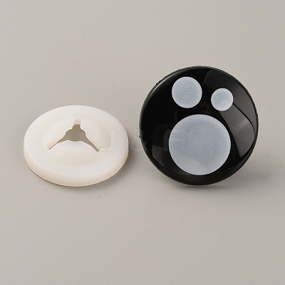Plastic Doll Safety Eyes DIY-WH0386-99D-1