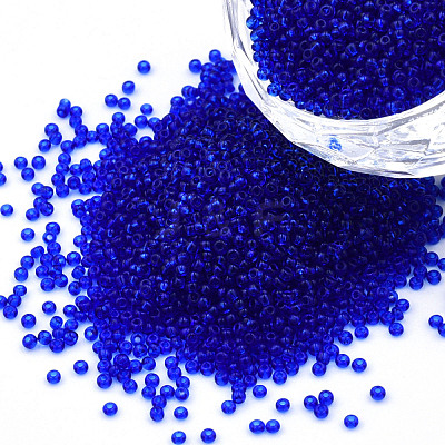 15/0 Transparent Czech Glass Seed Beads SEED-N004-004-07-1