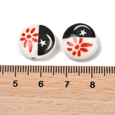 Printed Handmade Porcelain Beads PR-CBA938E-02A-1