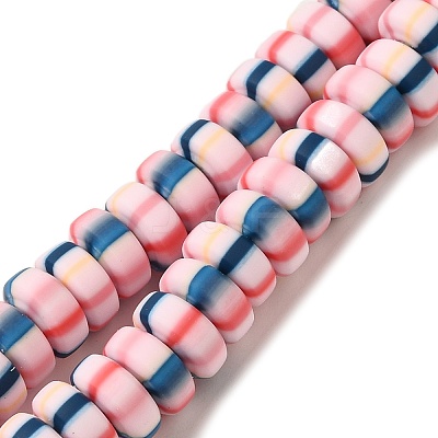 Polymer Clay Beads Strands CLAY-H006-02A-1