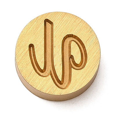 Golden Tone Brass Letter Stamps LS-KK-R005-01U-1