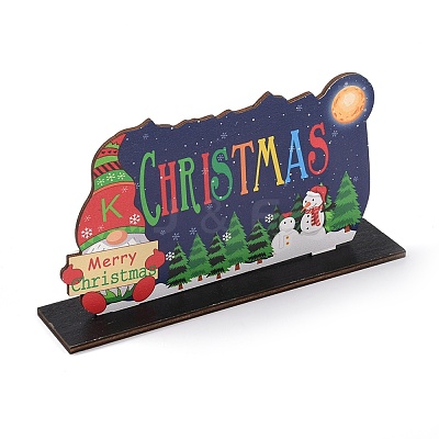 Natural Wood Display Decorations DJEW-O001-14-1