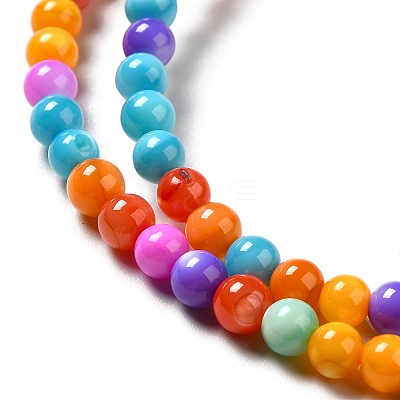 Dyed Natural Freshwater Shell Beads Strands X-SHEL-G014-05C-04-1