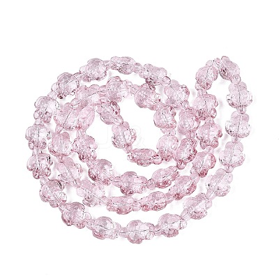 Transparent Glass Beads Strands DGLA-N021-02A-03-1