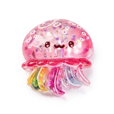 Marine Organism Theme Resin Cabochons RESI-Q010-01C-1