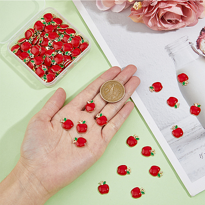 120Pcs Alloy Enamel Charms ENAM-DC0001-63-1