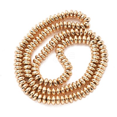 Electroplated Synthetic Non-magnetic Hematite Beads Strands G-M095-C01-02KCG-1