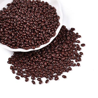 Baking Paint Glass Seed Beads SEED-T006-03V-1