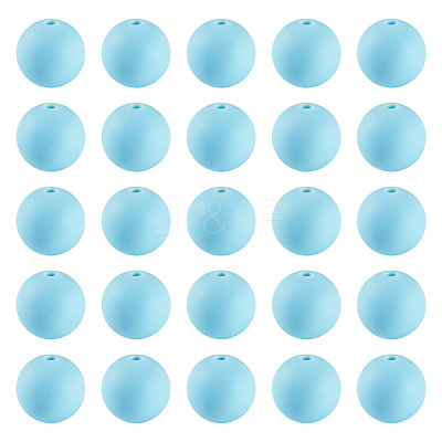 50Pcs Food Grade Eco-Friendly Silicone Beads SIL-TADJ0001-03J-1