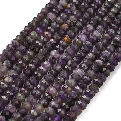 Natural Amethyst Beads Strands G-G278-A02-4x6mm-1