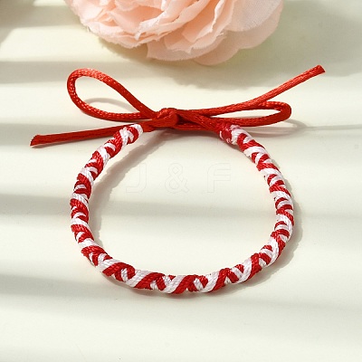 Adjustable Polyester Cord Braided Friendship Bracelets FB-CBA27E8-02D-1