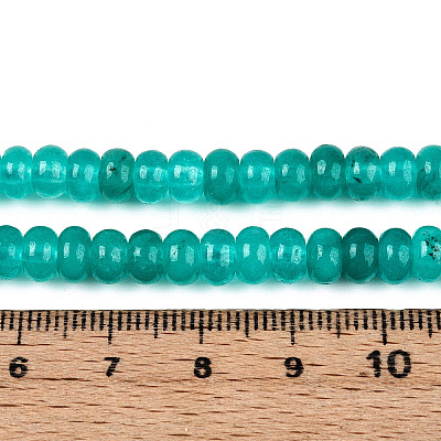 Dyed Natural White Jade Beads Strands X-G-T139-59A-09-1