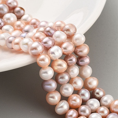 Natural Cultured Freshwater Pearl Beads Strands PEAR-C003-12J-1