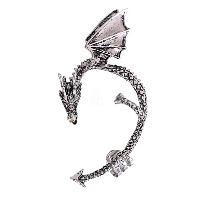 Alloy Dragon Cuff Earrings DRAG-PW0001-75AS-1