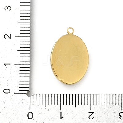 Ocean Theme 304 Stainless Steel Enamel Pendants STAS-Q352-03G-C-1