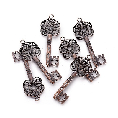 Tibetan Style Pendants TIBEB-LF9750YKG-R-LF-1