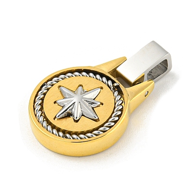 Ion Plating(IP) 304 Stainless Steel Pendants STAS-F307-10G-1
