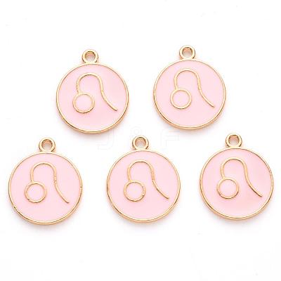 Alloy Enamel Pendants X-ENAM-S124-01A-09G-1