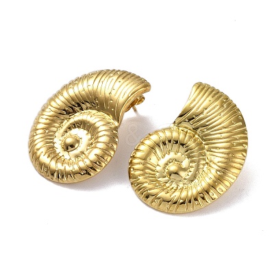 304 Stainless Steel Stud Earrings EJEW-M250-02A-G-1