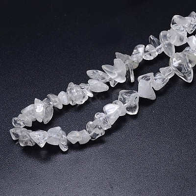 Natural Quartz Crystal Beads Strands G-O049-C-61-1