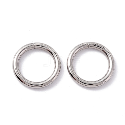 Non-Tarnish 304 Stainless Steel Open Jump Rings X-STAS-C040-01F-P-1