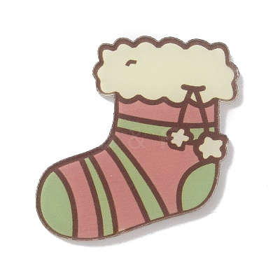 Christmas Acrylic Cabochons SACR-WH0011-05B-1